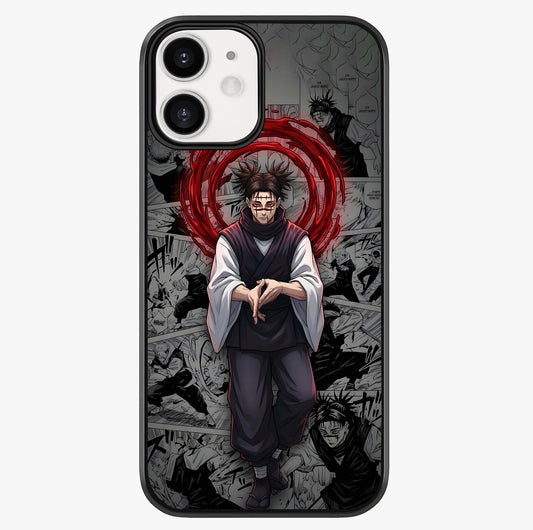 Cursed Ritual Ascension Glass Case showing full back design in clean flat view with glossy glass finish.