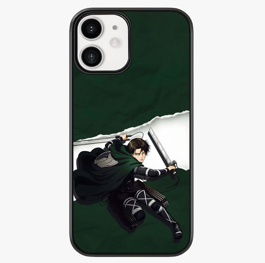 Emerald War Vanguard Glass Case showing full back design in clean flat view with glossy glass finish.