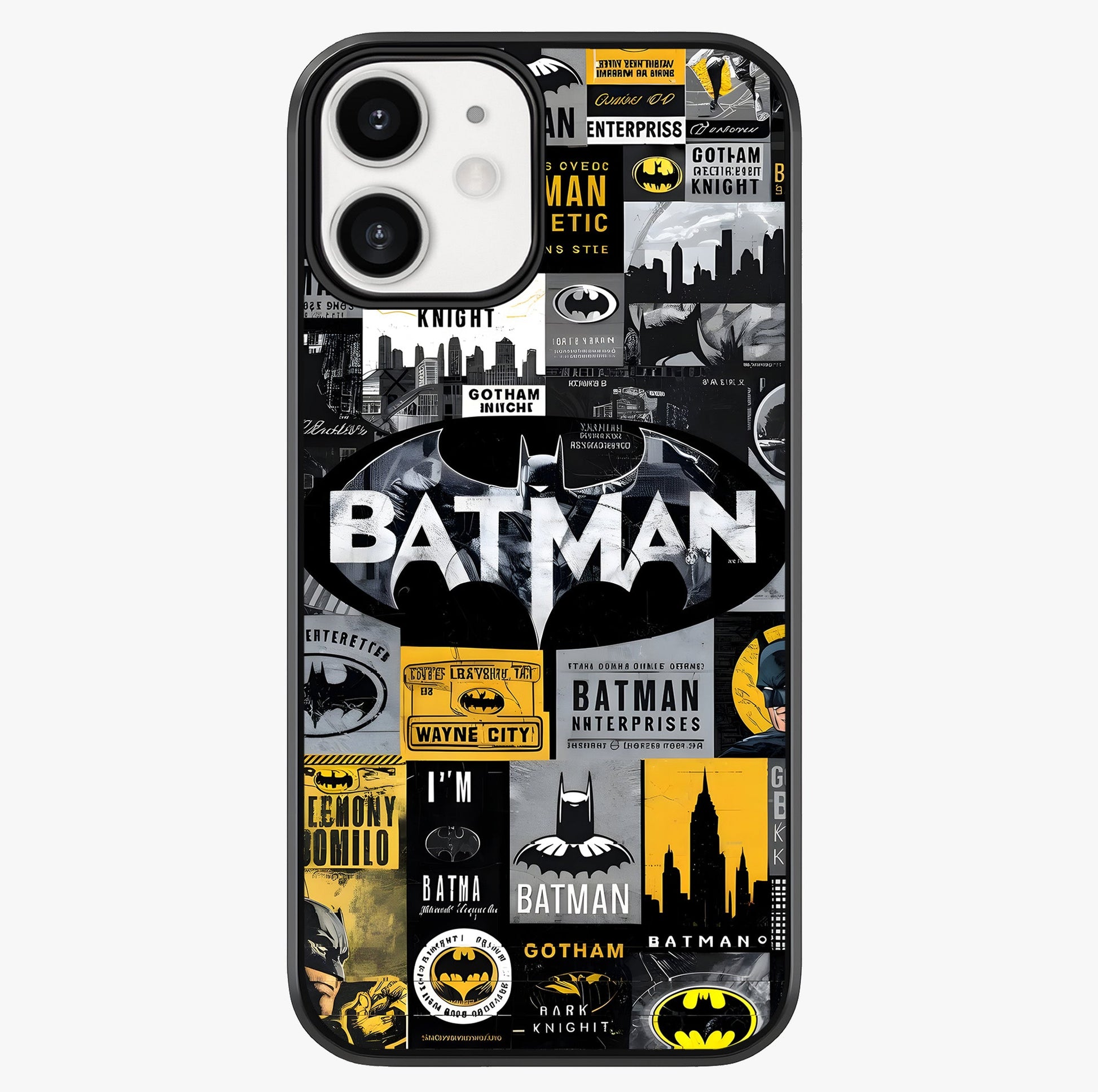 Knight Gotham Rise Glass Case showing full back design in clean flat view with glossy glass finish.