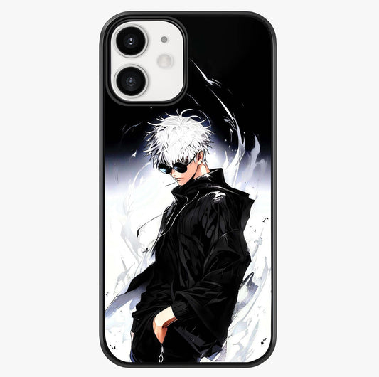 Limitless Shadow King Glass Case showing full back design in clean flat view with glossy glass finish.