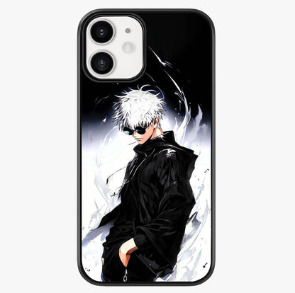 Limitless Shadow King Glass Case showing full back design in clean flat view with glossy glass finish.