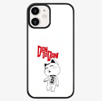 Playful Spirit Charm Glass Case showing full back design in clean flat view with glossy glass finish.