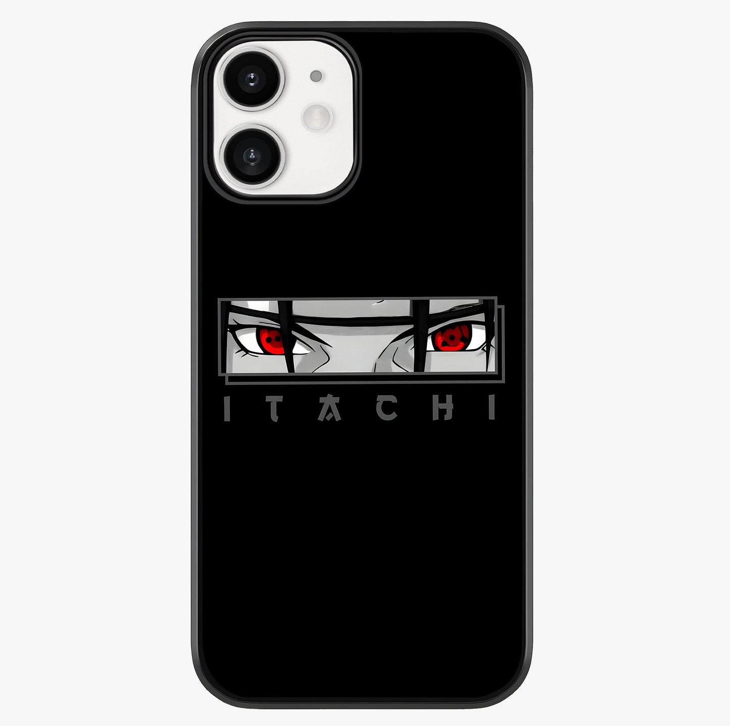Scarlet Gaze Dominance Glass Case showing full back design in clean flat view with glossy glass finish.