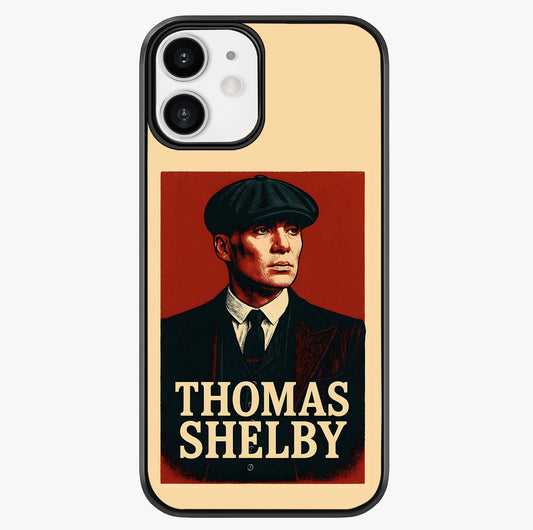 Vintage Mafia Authority Glass Case showing full back design in clean flat view with glossy glass finish.