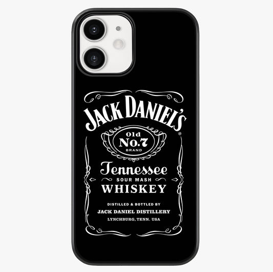 Vintage Whiskey Heritage Glass Case showing full back design in clean flat view with glossy glass finish.