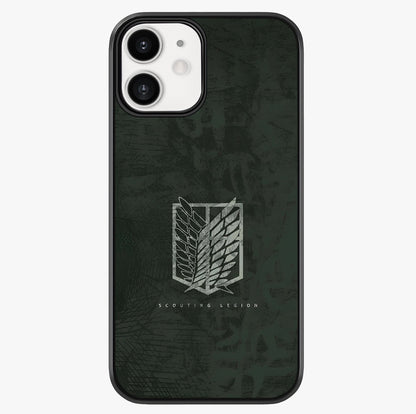 Wings Of Freedom Glass Case showing full back design in clean flat view with glossy glass finish.