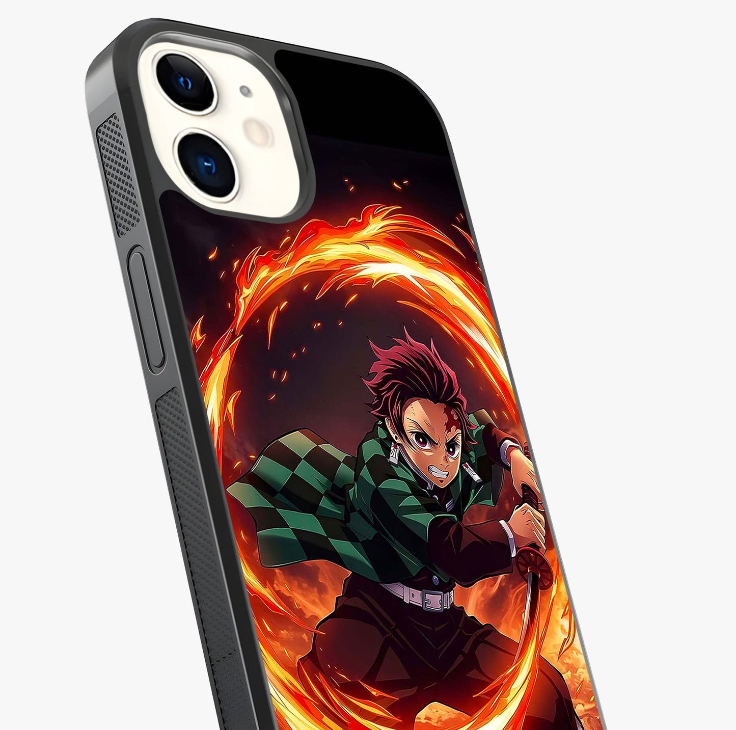 Blazing Sword Resolve Glass Case captured at a warm angle highlighting gloss, texture and premium glass finish.