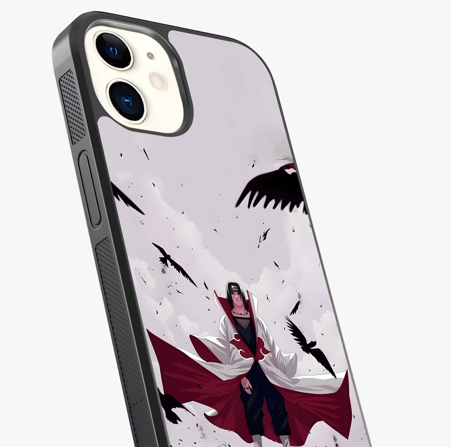 Crimson Crow Ascension Glass Case captured at a warm angle highlighting gloss, texture and premium glass finish.