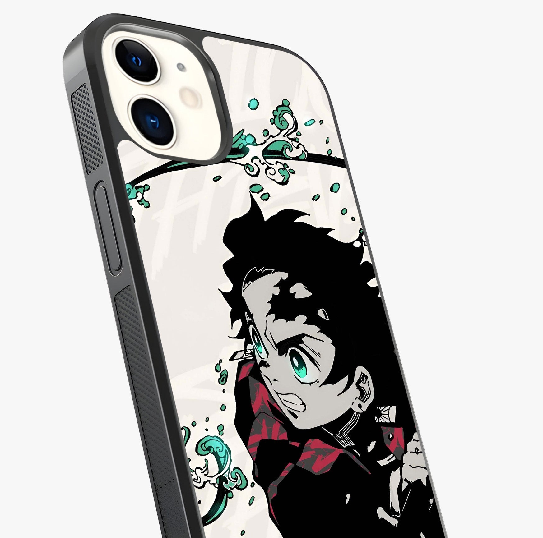 Demon Slayer Glass Case captured at a warm angle highlighting gloss, texture and premium glass finish.
