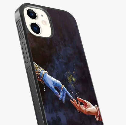 Divine Touch Eternal Glass Case captured at a warm angle highlighting gloss, texture and premium glass finish.