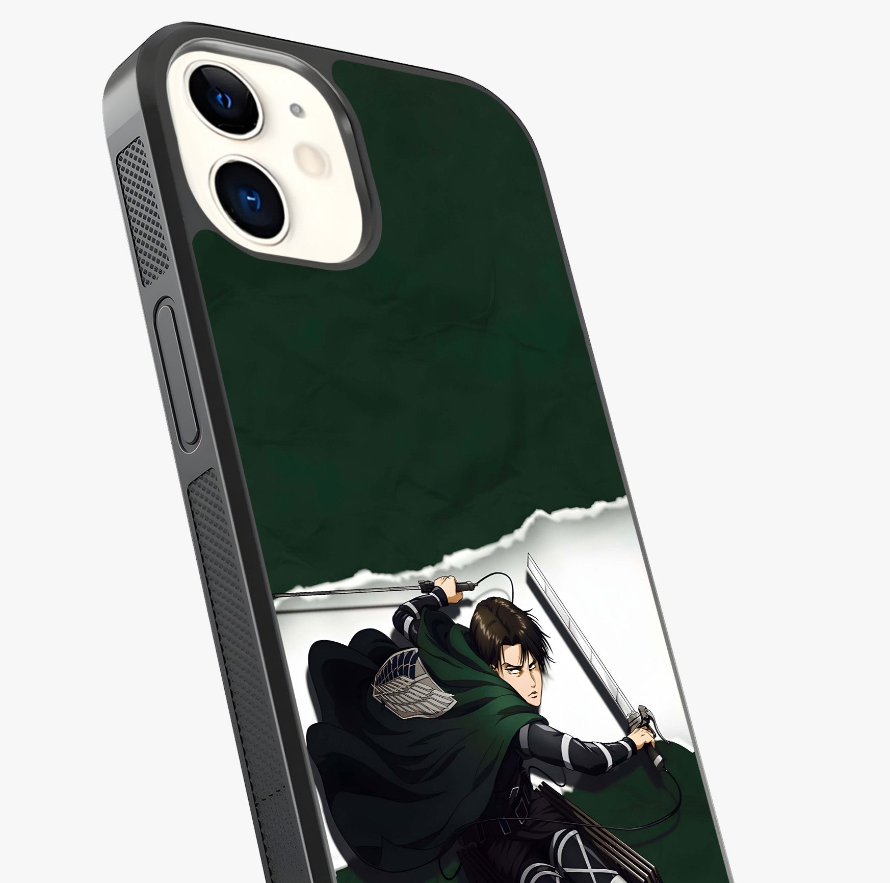 Emerald War Vanguard Glass Case captured at a warm angle highlighting gloss, texture and premium glass finish.