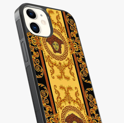 Golden Royal Heritage Glass Case captured at a warm angle highlighting gloss, texture and premium glass finish.