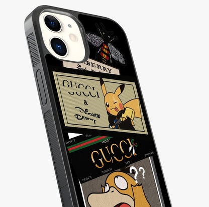 Gucci Play Mashup Glass Case captured at a warm angle highlighting gloss, texture and premium glass finish.