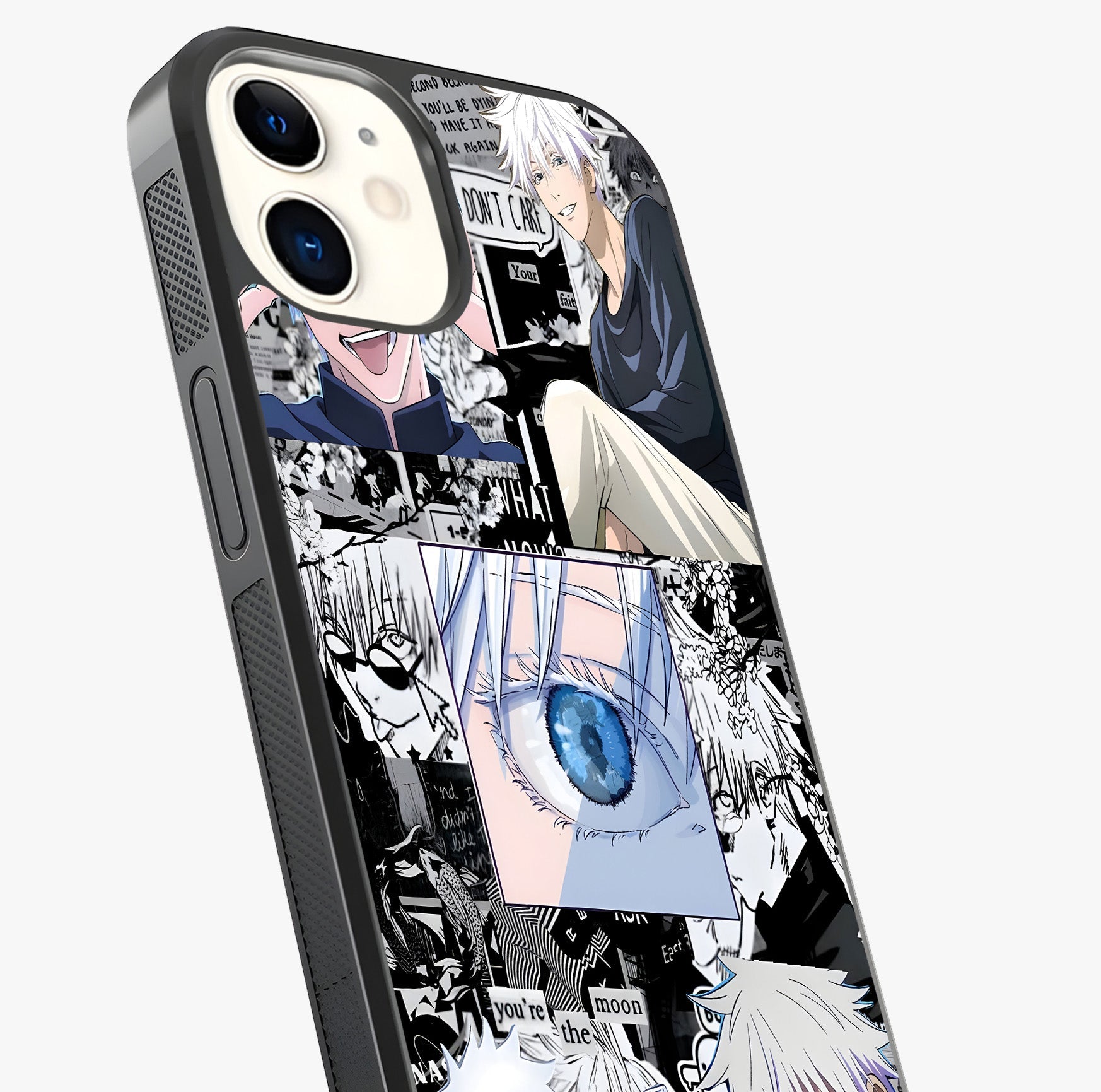 Infinity Sorcerer Chaos Glass Case captured at a warm angle highlighting gloss, texture and premium glass finish.