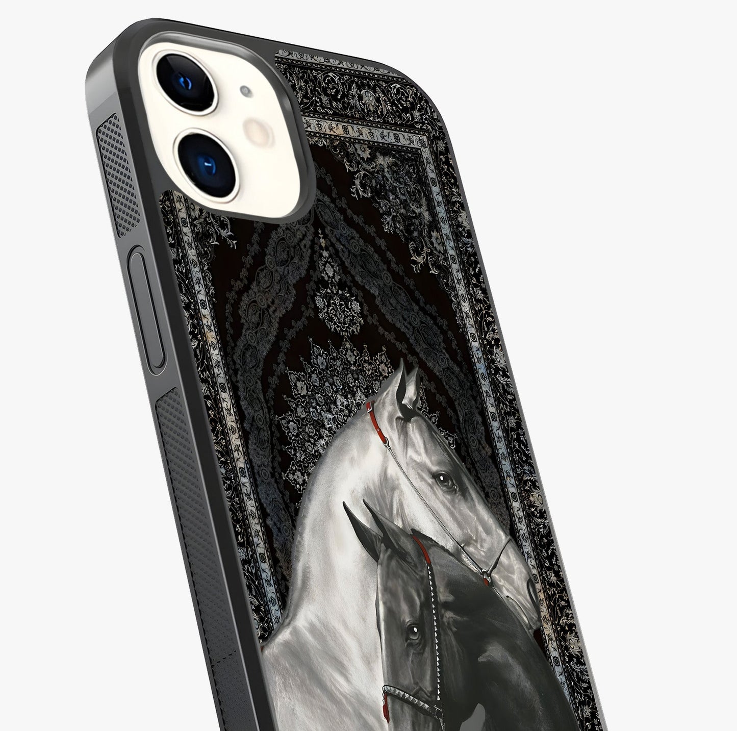 Majestic Ride Legacy Glass Case captured at a warm angle highlighting gloss, texture and premium glass finish.