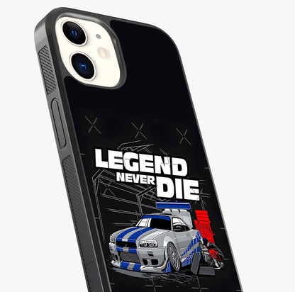 Midnight Racing Legacy Glass Case captured at a warm angle highlighting gloss, texture and premium glass finish.