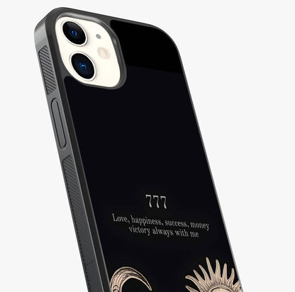Mystic Victory Aura Glass Case captured at a warm angle highlighting gloss, texture and premium glass finish.