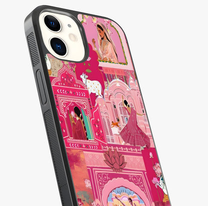 Pink Palace Muse Glass Case captured at a warm angle highlighting gloss, texture and premium glass finish.