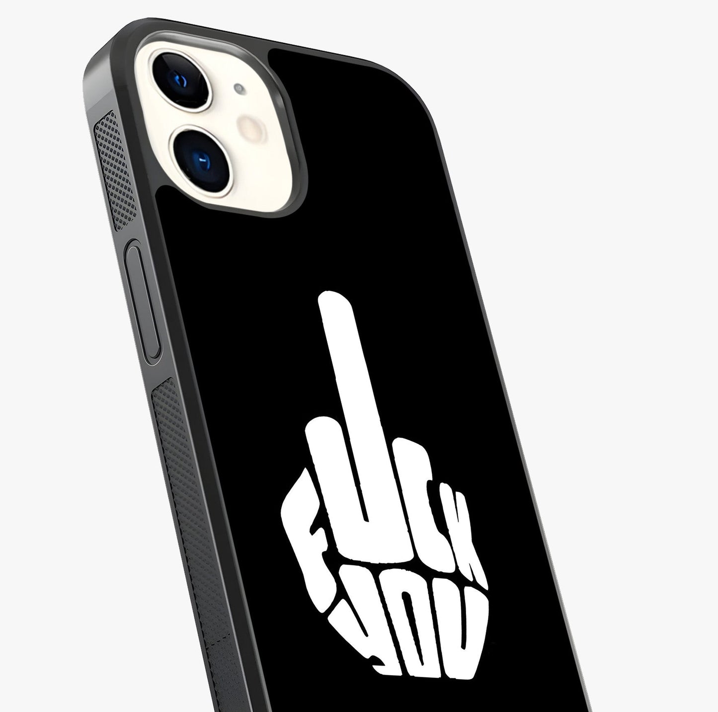 Rebel Mode On Glass Case captured at a warm angle highlighting gloss, texture and premium glass finish.
