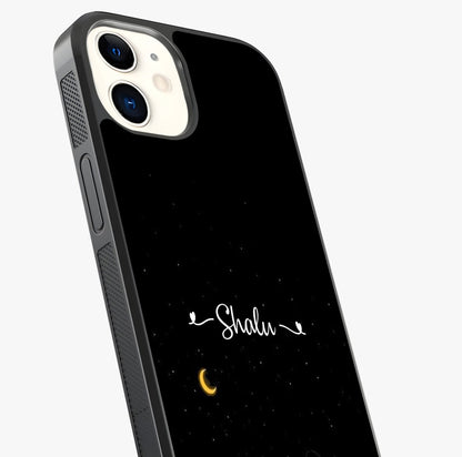 Silent Night Row Glass Case captured at a warm angle highlighting gloss, texture and premium glass finish.