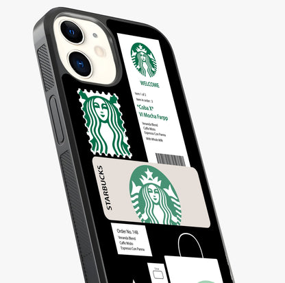 Starbucks Mocha Glass Case captured at a warm angle highlighting gloss, texture and premium glass finish.