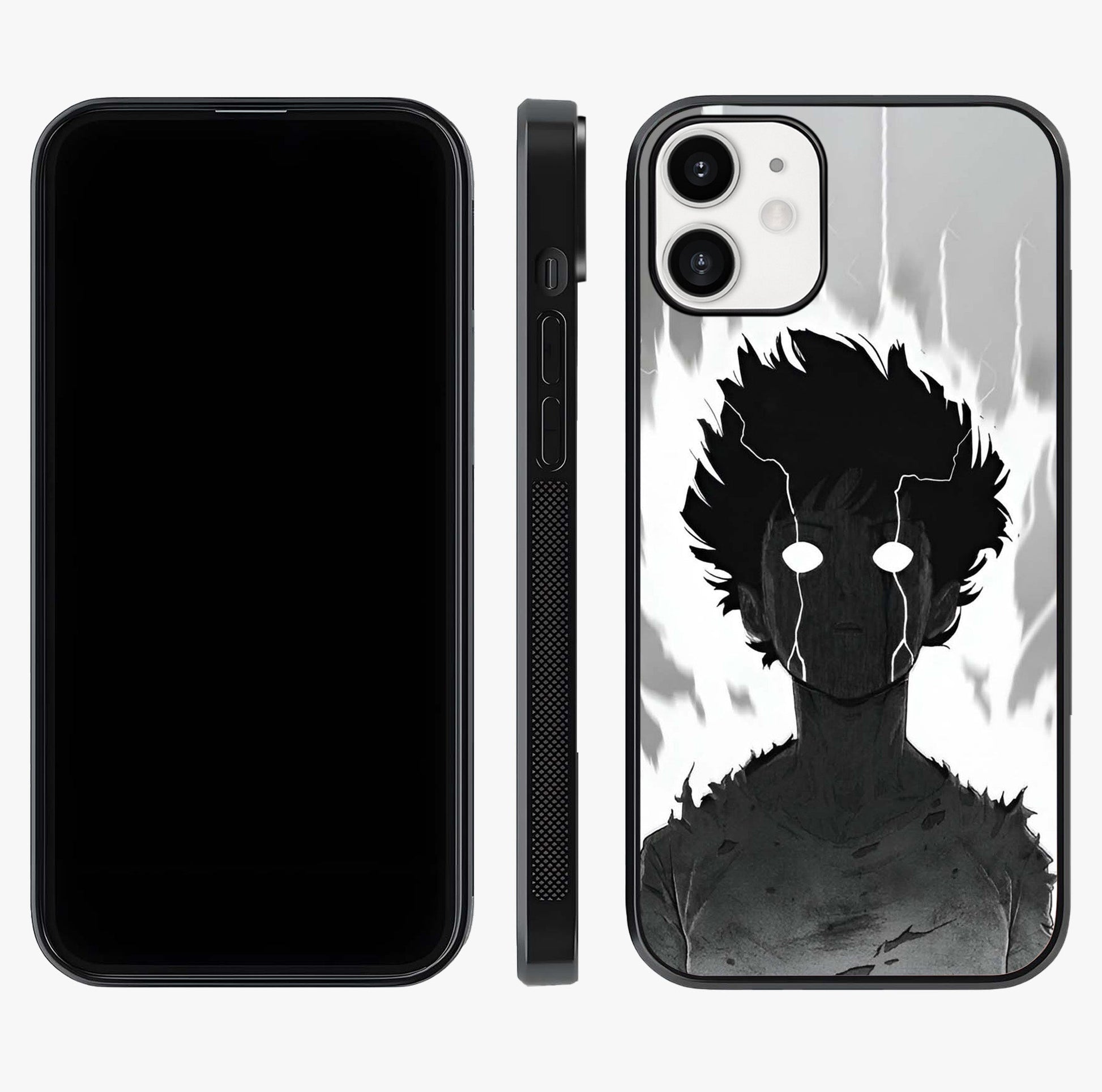 Awakened Inner Rage Glass Case displayed upright for full design visibility and premium finish.