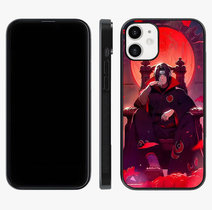 Blood Moon Sovereign Glass Case displayed upright for full design visibility and premium finish.