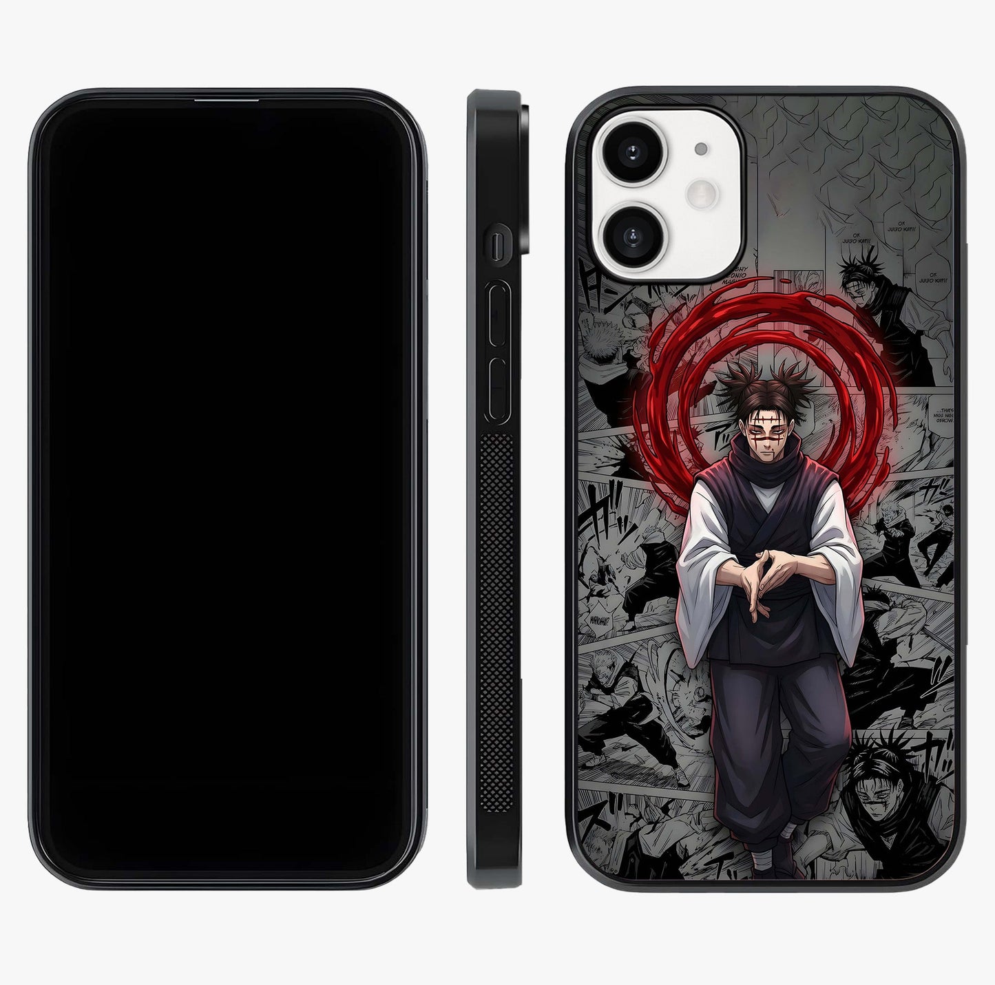 Cursed Ritual Ascension Glass Case displayed upright for full design visibility and premium finish.
