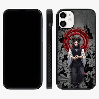 Cursed Ritual Ascension Glass Case displayed upright for full design visibility and premium finish.