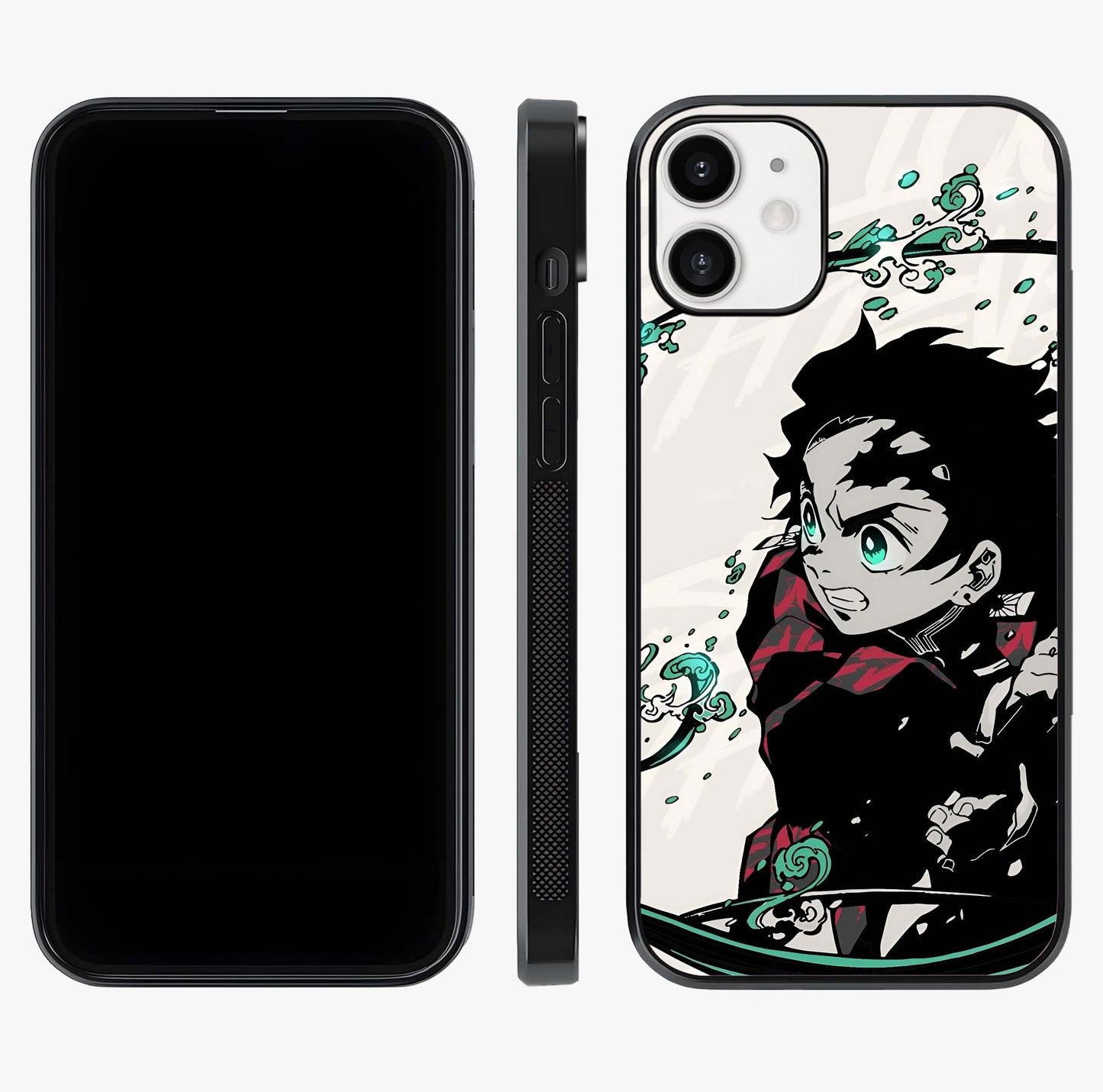 Demon Slayer Glass Case displayed upright for full design visibility and premium finish.