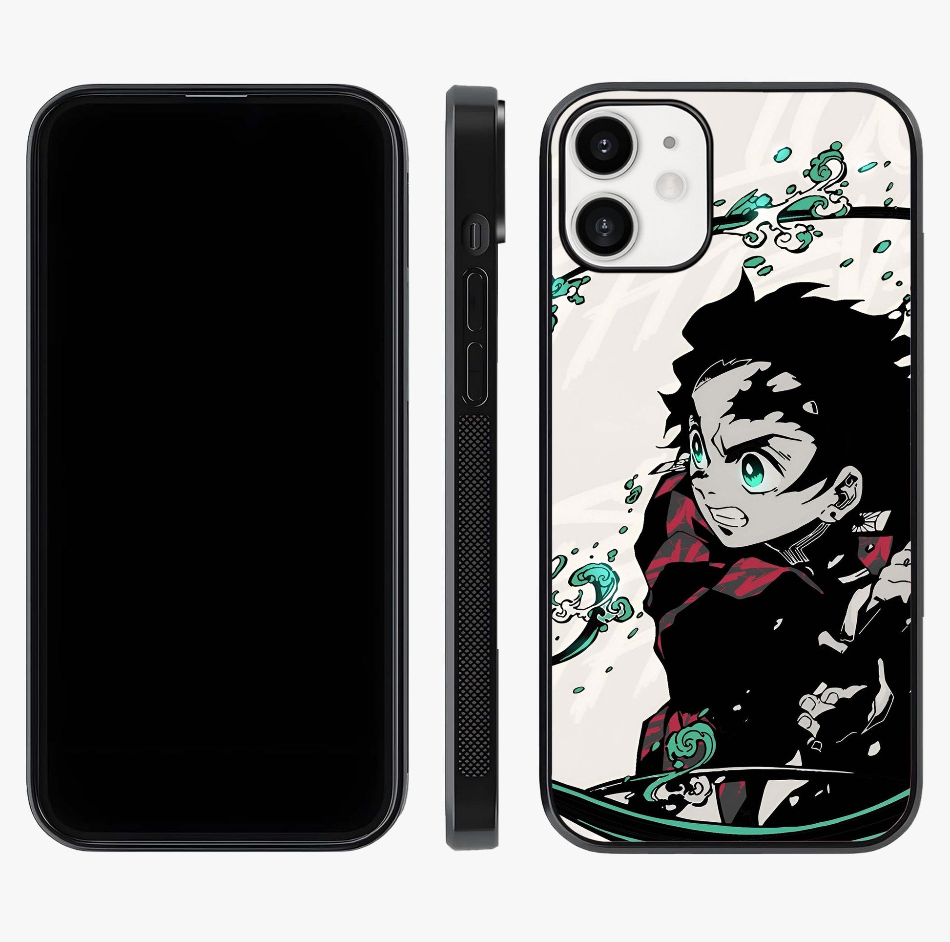 Demon Slayer Glass Case displayed upright for full design visibility and premium finish.
