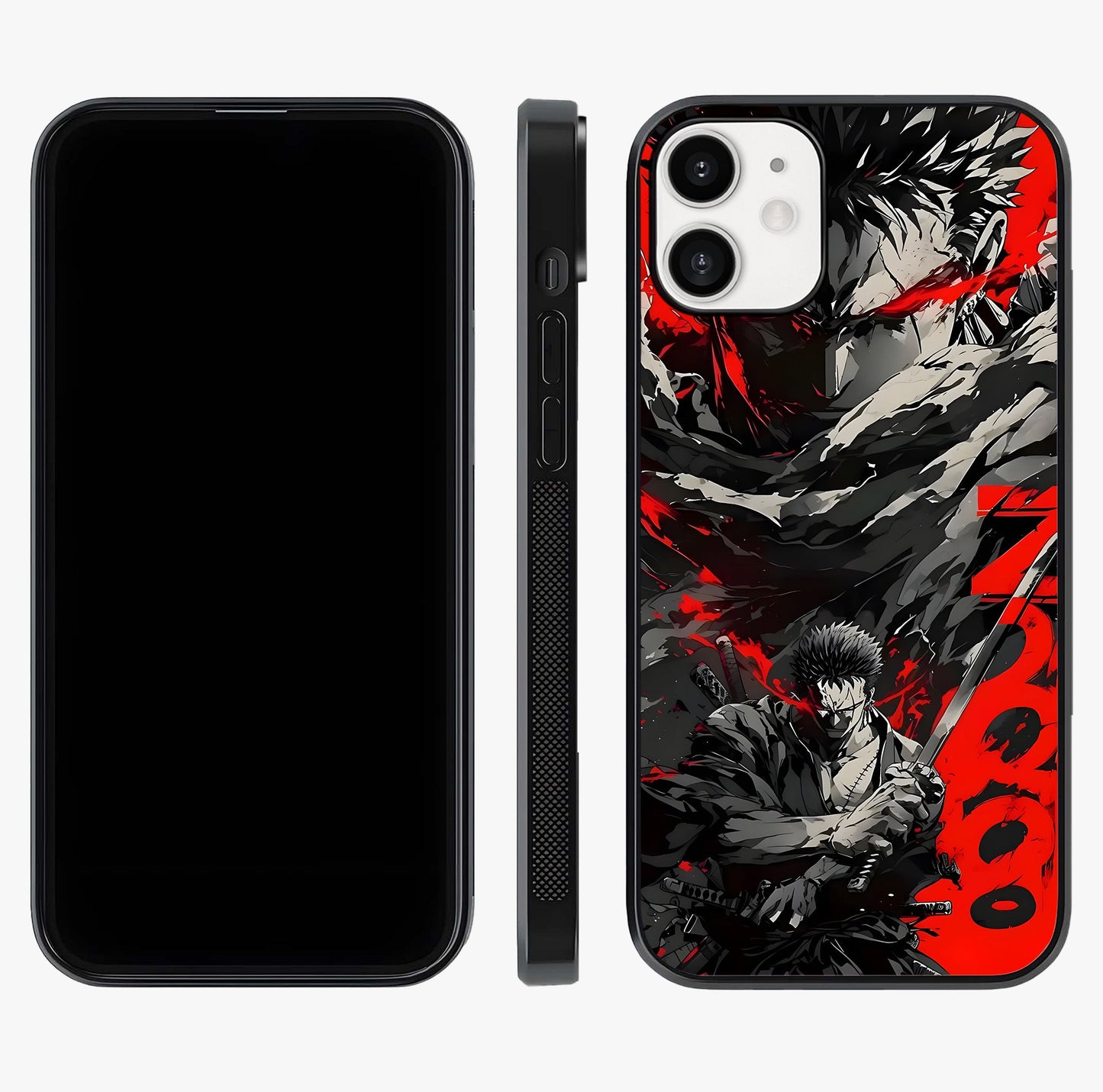 Demon Sword Resolve Glass Case displayed upright for full design visibility and premium finish.