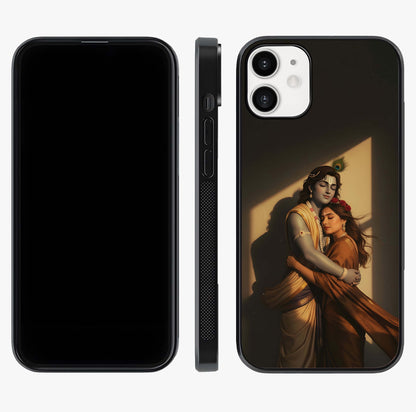 Divine Eternal Love Glass Case displayed upright for full design visibility and premium finish.