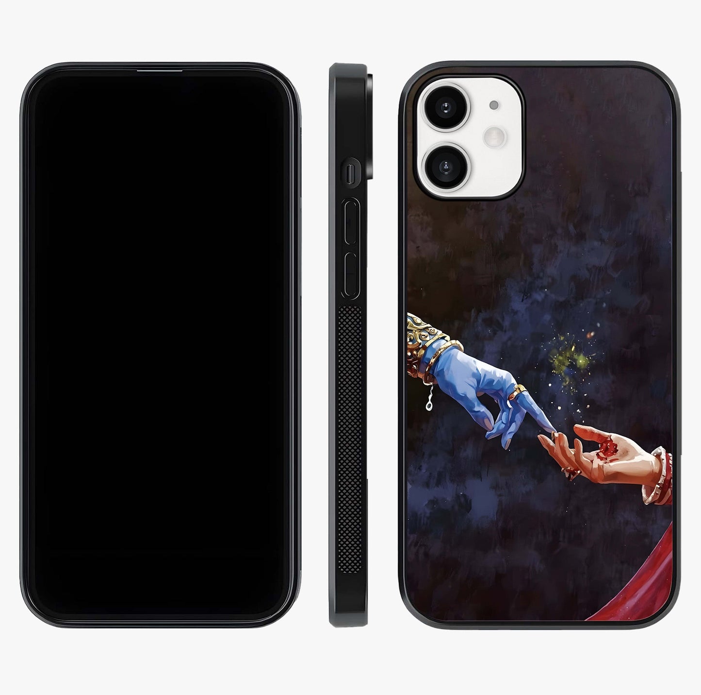 Divine Touch Eternal Glass Case displayed upright for full design visibility and premium finish.
