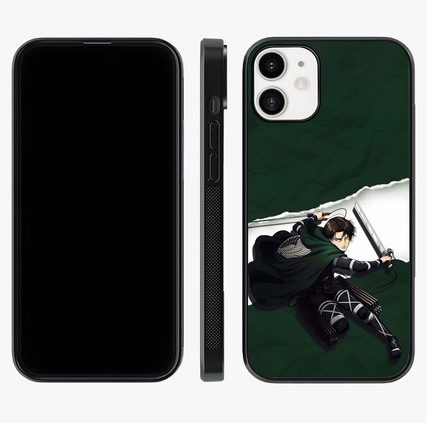 Emerald War Vanguard Glass Case displayed upright for full design visibility and premium finish.