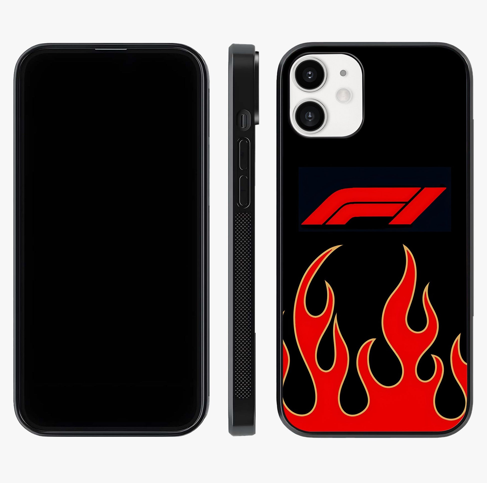 Fire F11 Glass Case displayed upright for full design visibility and premium finish.