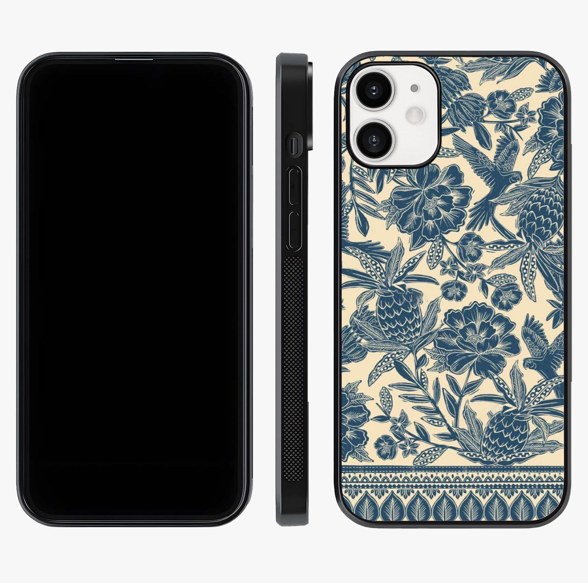 Heirloom Wild Bloom Glass Case displayed upright for full design visibility and premium finish.