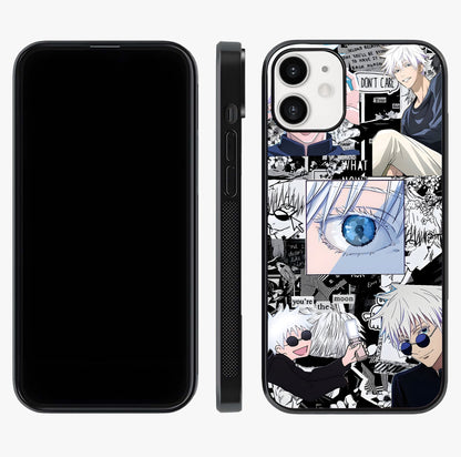 Infinity Sorcerer Chaos Glass Case displayed upright for full design visibility and premium finish.
