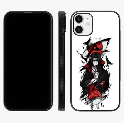 Itachi Sharingan Glass Case displayed upright for full design visibility and premium finish.