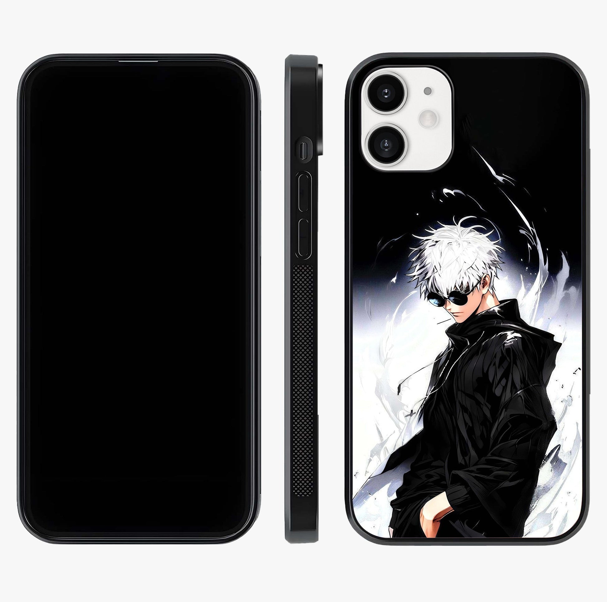 Limitless Shadow King Glass Case displayed upright for full design visibility and premium finish.