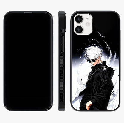 Limitless Shadow King Glass Case displayed upright for full design visibility and premium finish.