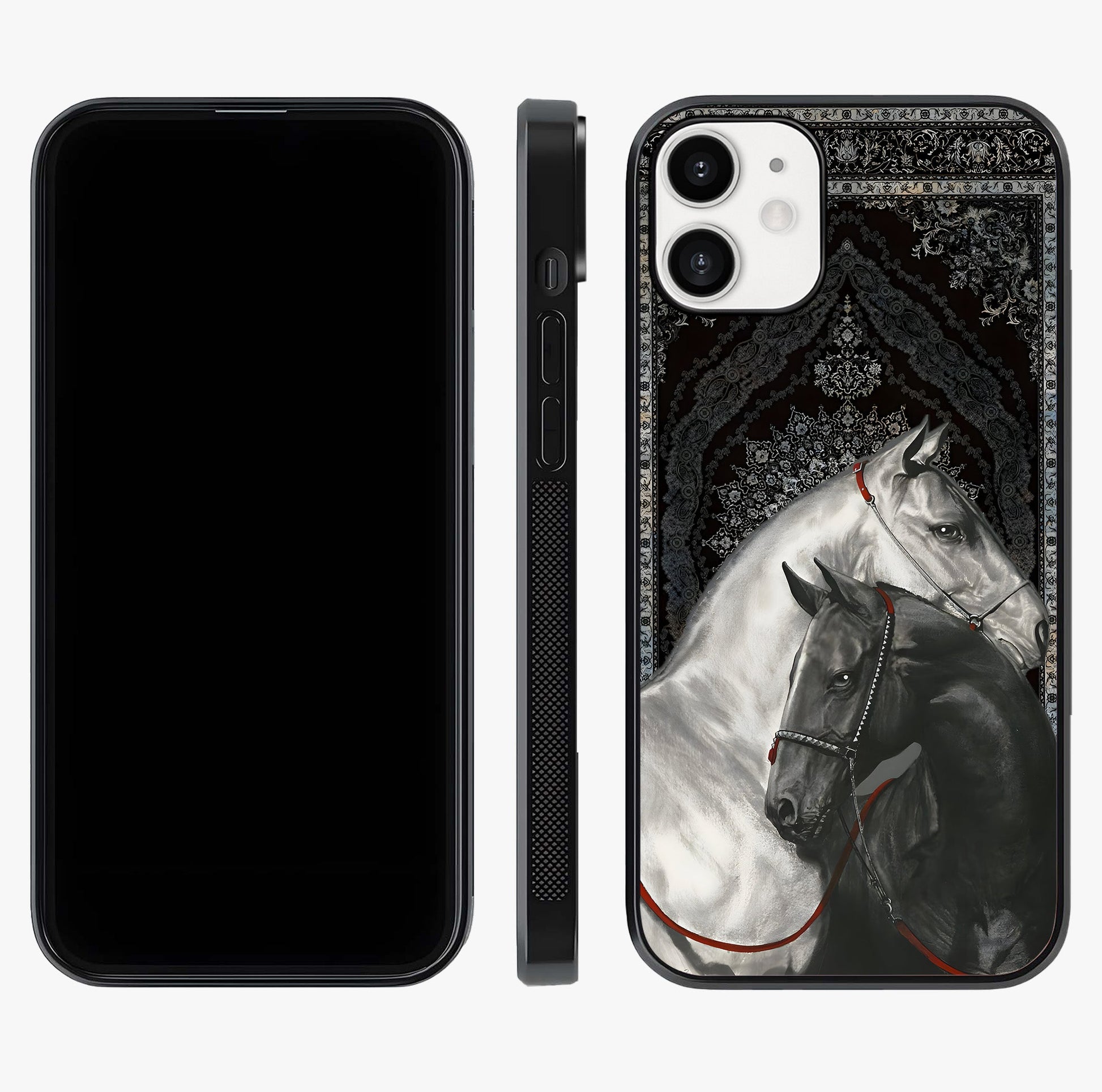 Majestic Ride Legacy Glass Case displayed upright for full design visibility and premium finish.