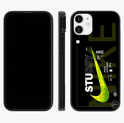 Neon Street Edition Glass Case displayed upright for full design visibility and premium finish.