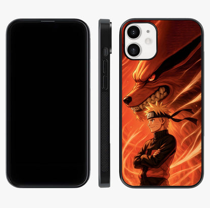 Nine Tails Legacy Glass Case displayed upright for full design visibility and premium finish.