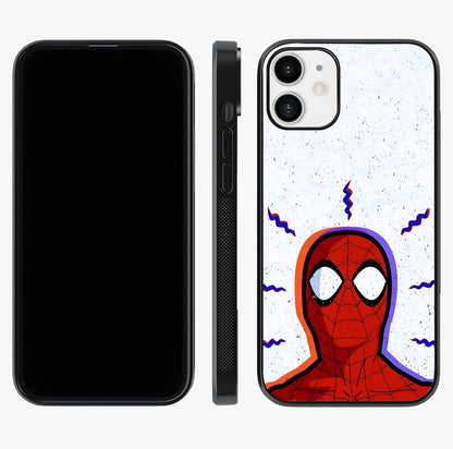 Omg Spiderman Glass Case displayed upright for full design visibility and premium finish.