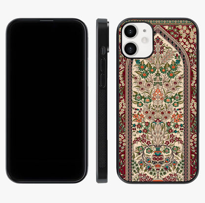 Persian Inspired Glass Case displayed upright for full design visibility and premium finish.