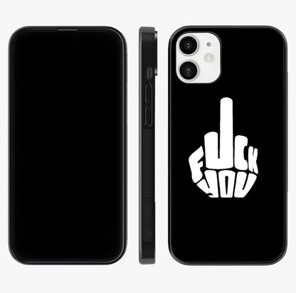Rebel Mode On Glass Case displayed upright for full design visibility and premium finish.