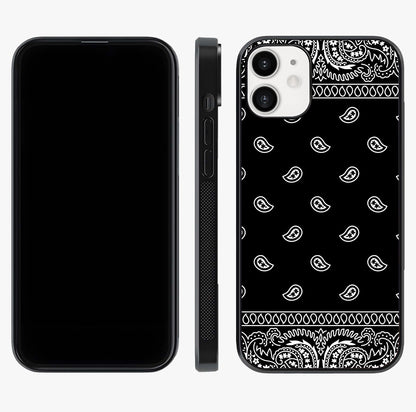 Retro Rebel Threads Glass Case displayed upright for full design visibility and premium finish.
