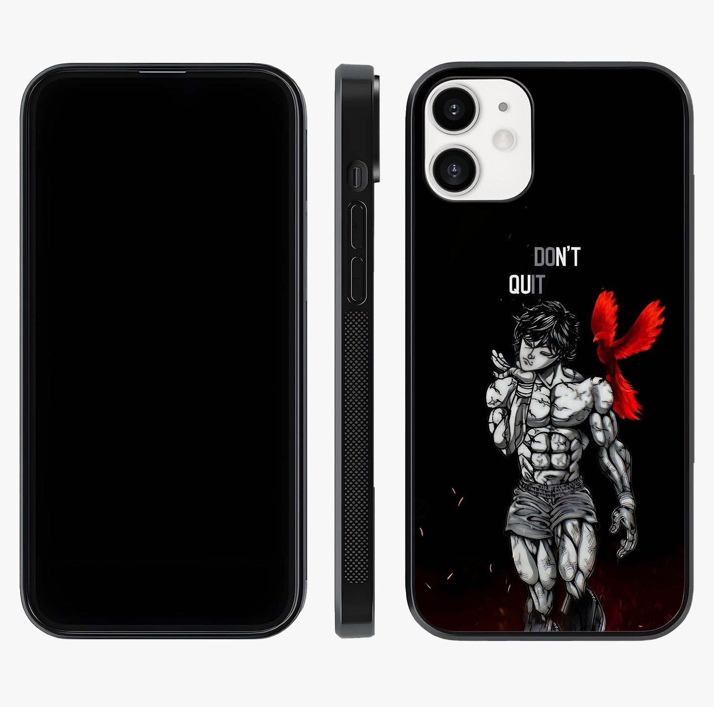 Rise Beyond Limits Glass Case displayed upright for full design visibility and premium finish.