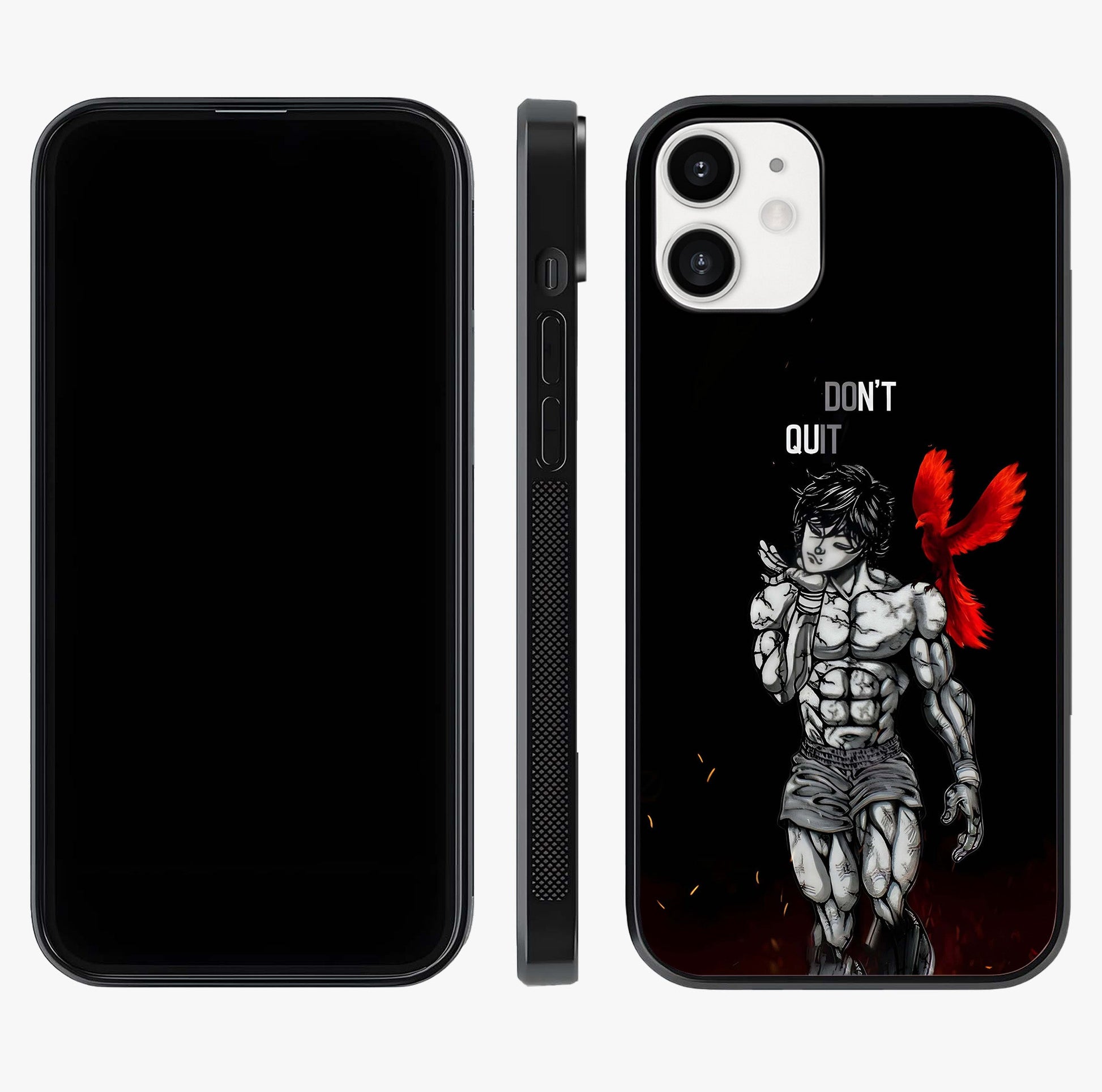 Rise Beyond Limits Glass Case displayed upright for full design visibility and premium finish.